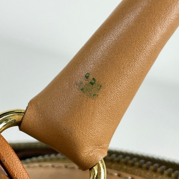 Celine Macadam Pattern Canvas Travel Handbag Brown - Picture 5 of 6